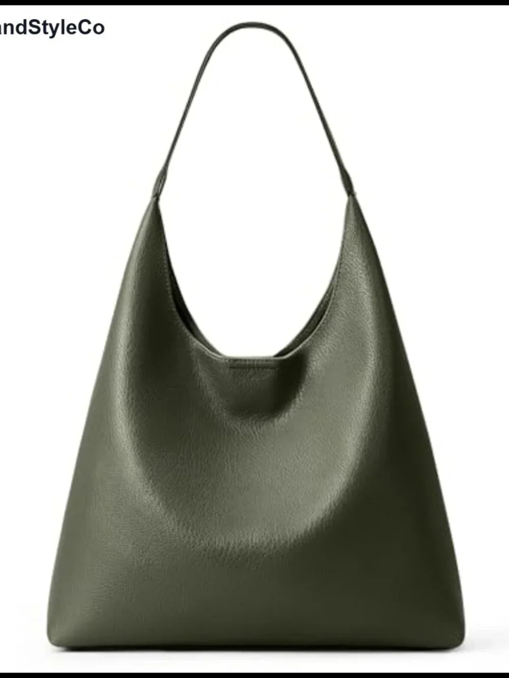 Slouchy Hobo Shoulder Bag Faux Leather Everyday Tote Vegan Weekender